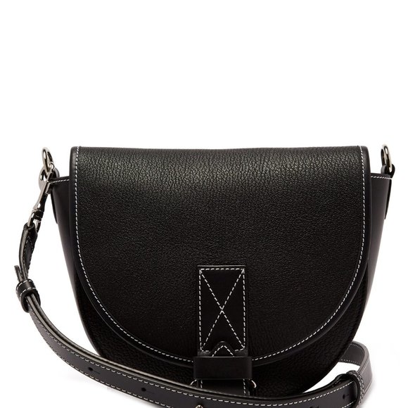 J.W. ANDERSON Bike Leather Saddle Cross-Body Bag - Picture 1 of 8